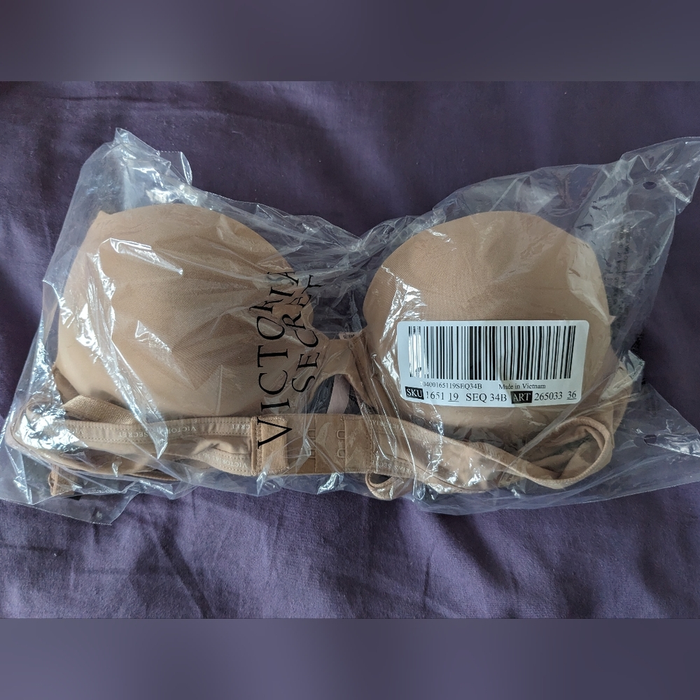 NWT Victoria's Secret bombshell push up 34B nude